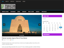 Tablet Screenshot of pakistannewsexpress.com